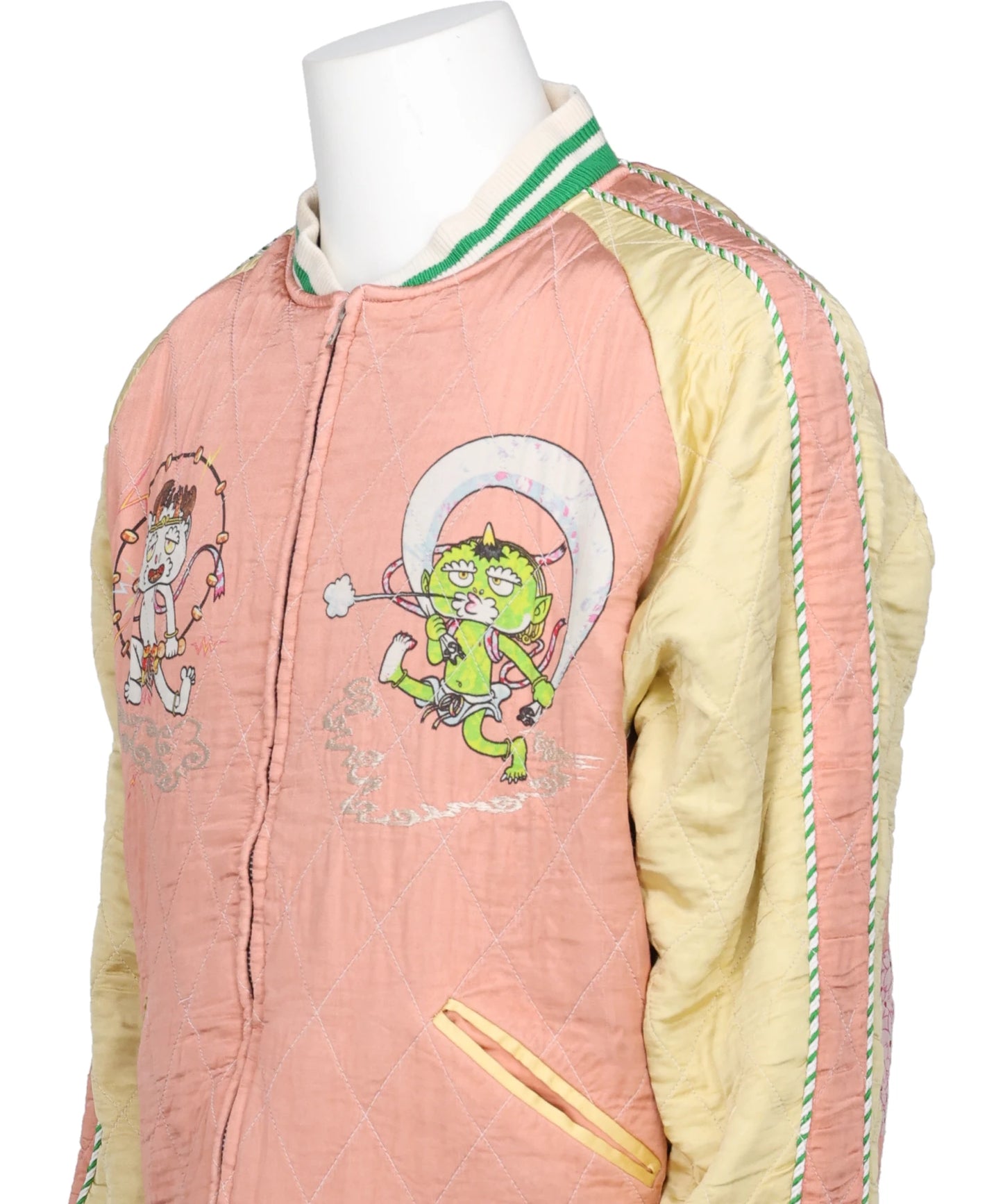 REVERSIBLE SKA JAMBER/BLK+PNK