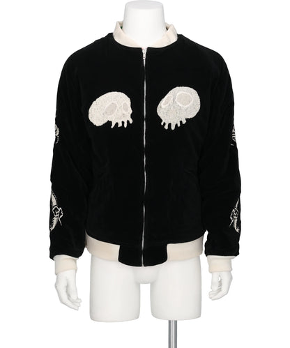 REVERSIBLE SKA JAMBER/BLK+PNK