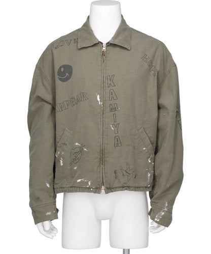 KAMIYA(カミヤ) 2026SS GRAFFITI WORK JACKET G16BL022