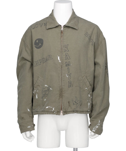 KAMIYA(カミヤ) 2026SS GRAFFITI WORK JACKET G16BL022
