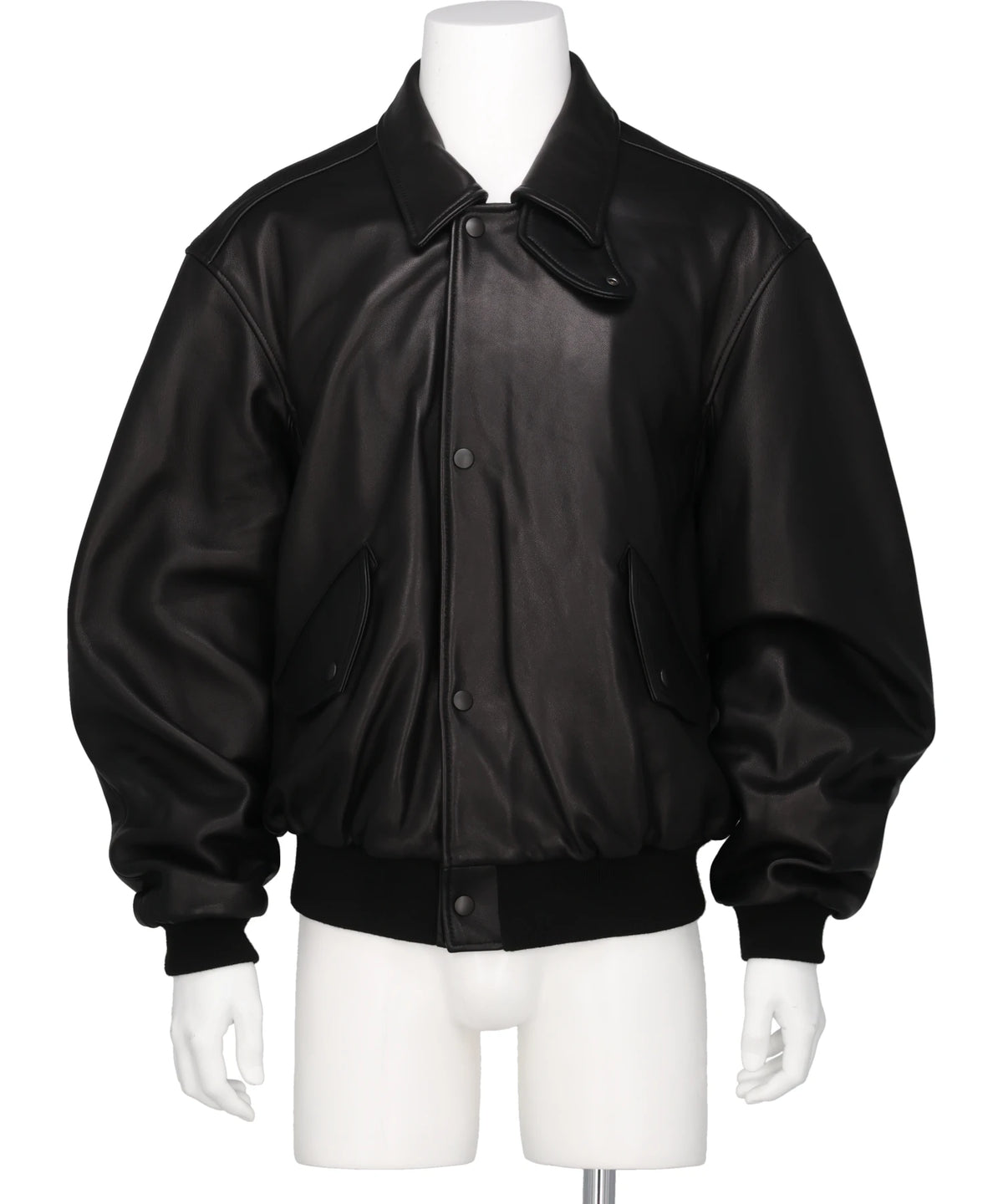 YOKE(ヨーク) 2026AW LAMB LEATHER BOMBER JACKET YK26FW01301B