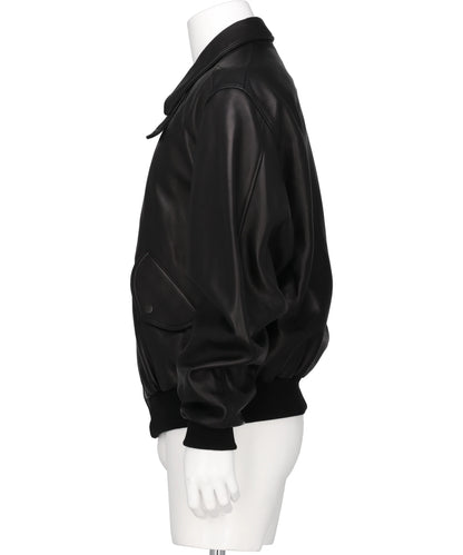 LAMB LEATHER BOMBER JACKET