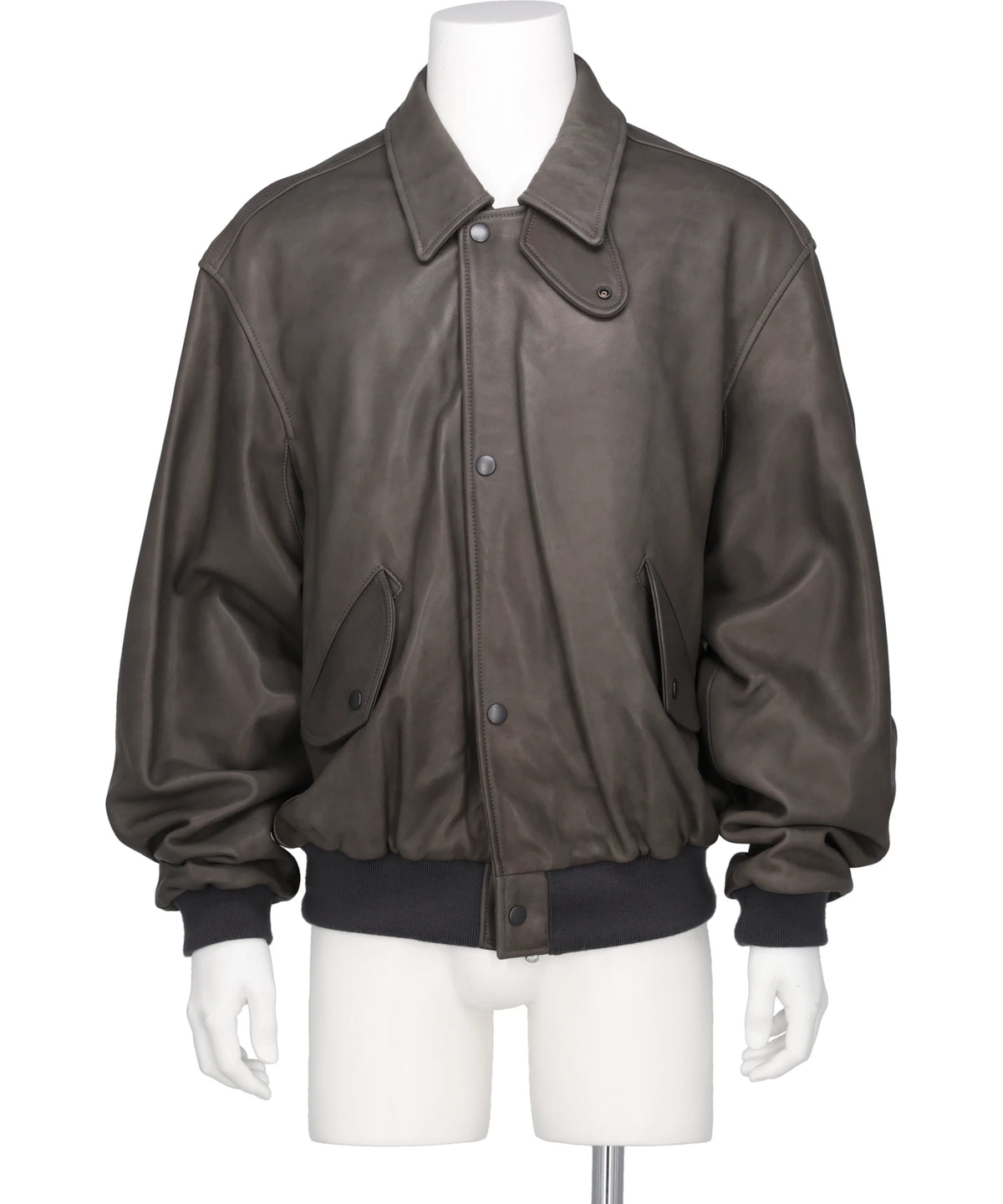 YOKE(ヨーク) 2026AW LAMB LEATHER BOMBER JACKET YK26FW01301B