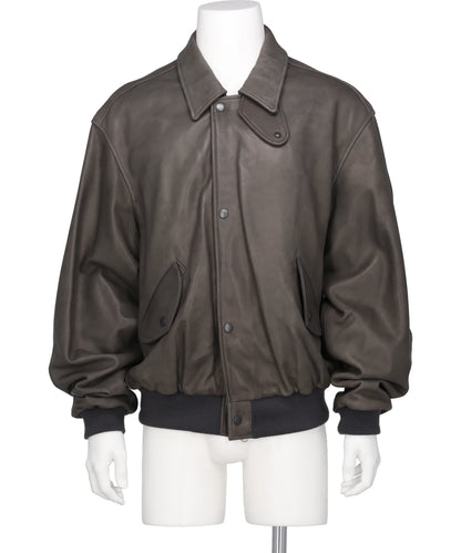 YOKE(ヨーク) 2026AW LAMB LEATHER BOMBER JACKET YK26FW01301B