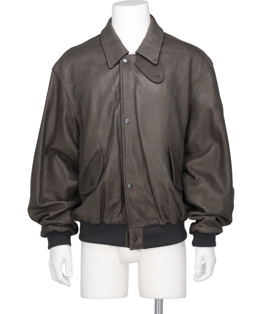 YOKE(ヨーク) 2026AW LAMB LEATHER BOMBER JACKET YK26FW01301B
