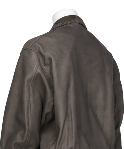 LAMB LEATHER BOMBER JACKET