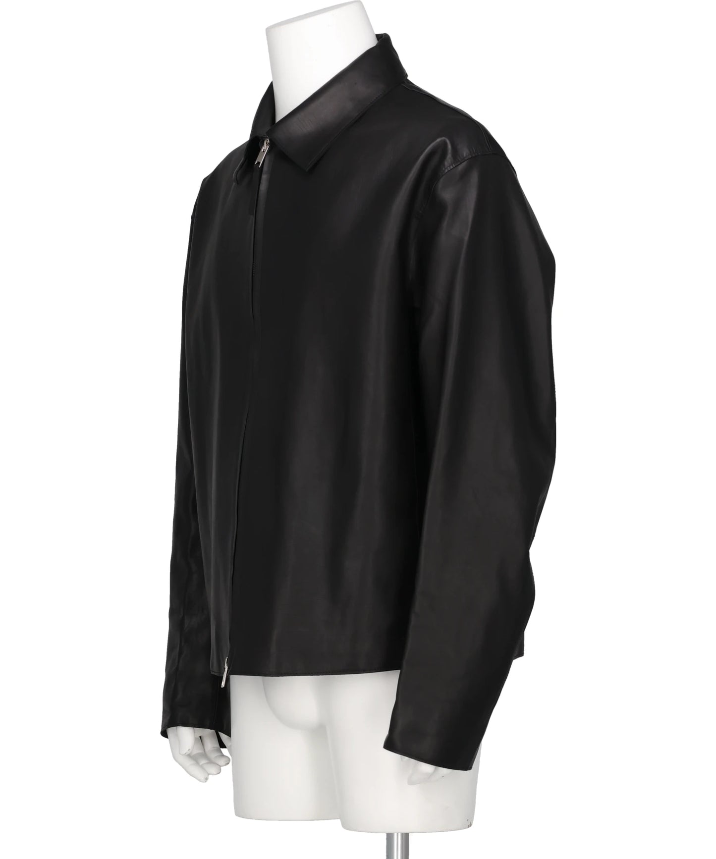 CALF NAPPA LEATHER MINIMAL BLOUSON