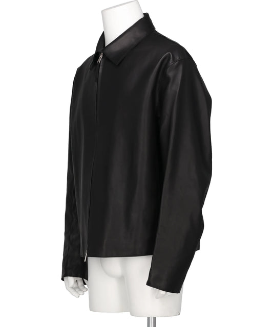 CALF NAPPA LEATHER MINIMAL BLOUSON