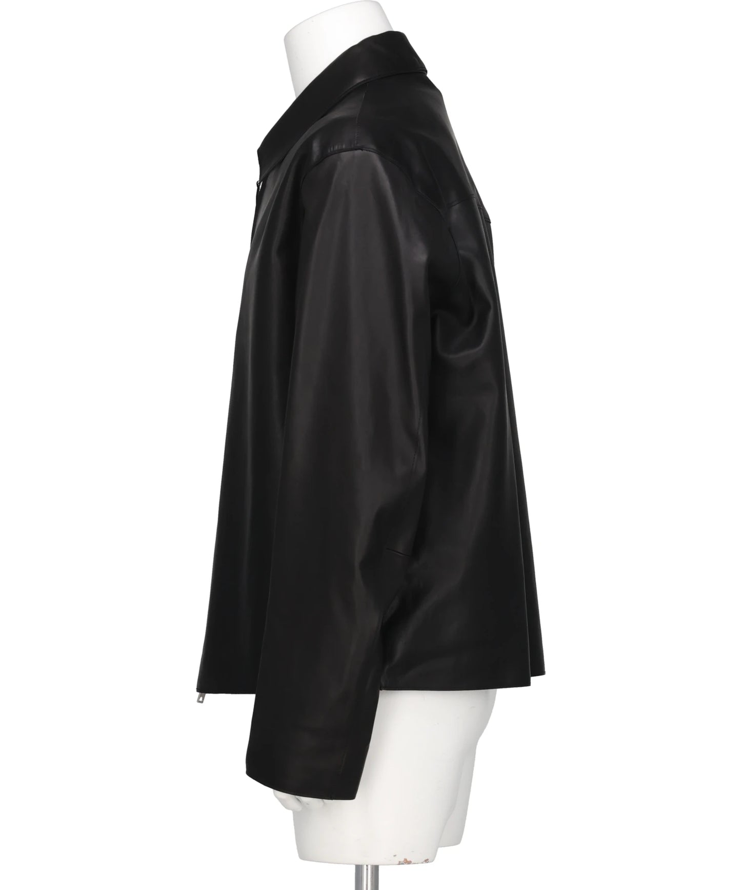 CALF NAPPA LEATHER MINIMAL BLOUSON