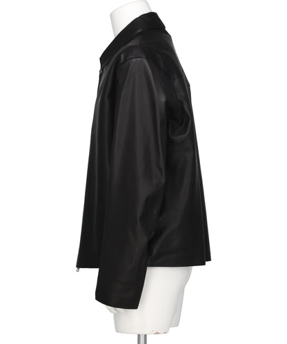 CALF NAPPA LEATHER MINIMAL BLOUSON