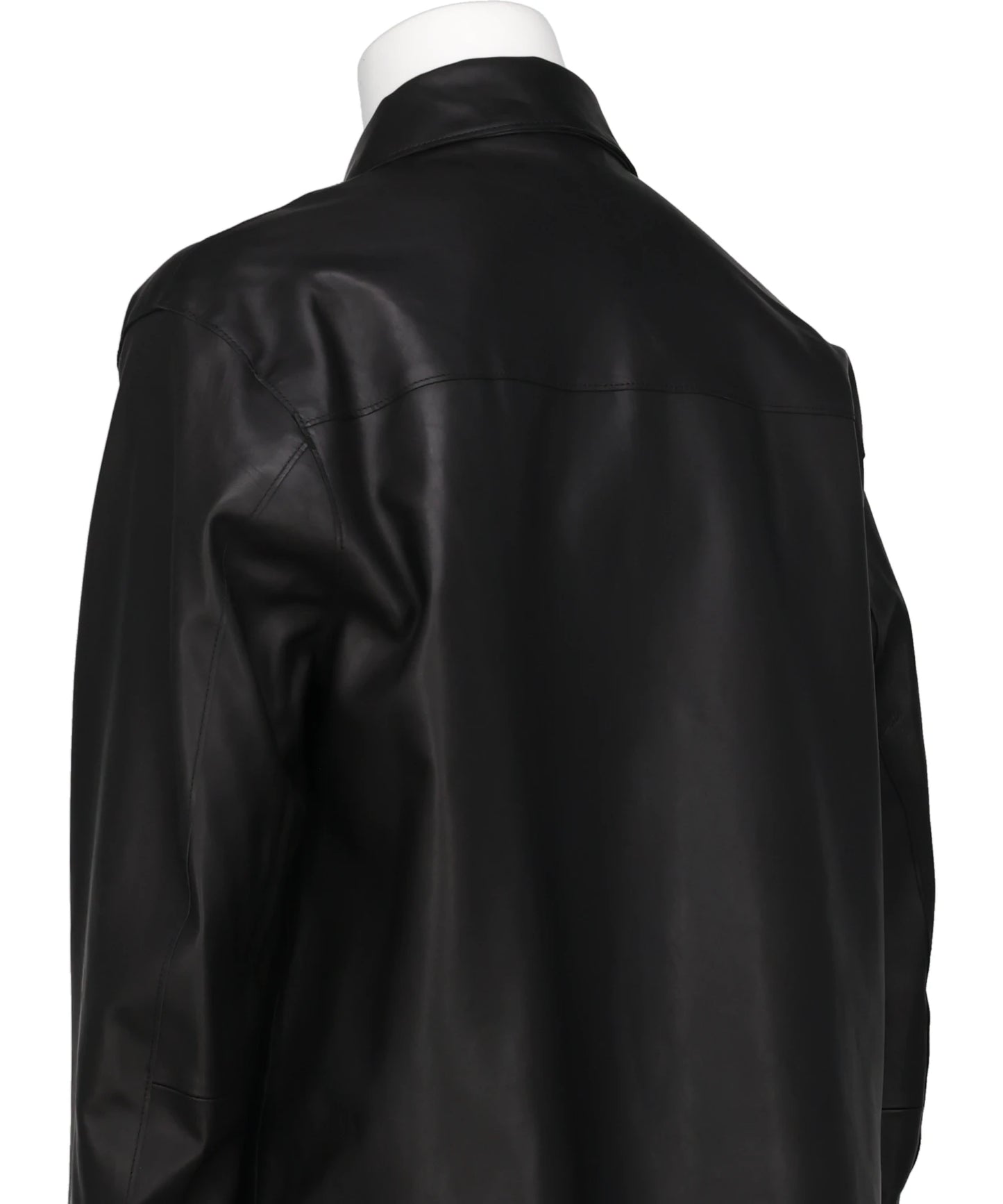 CALF NAPPA LEATHER MINIMAL BLOUSON