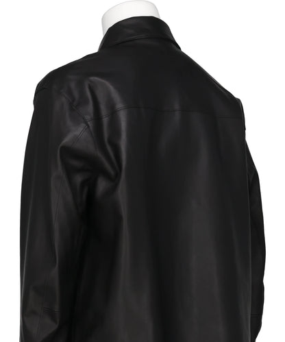 CALF NAPPA LEATHER MINIMAL BLOUSON