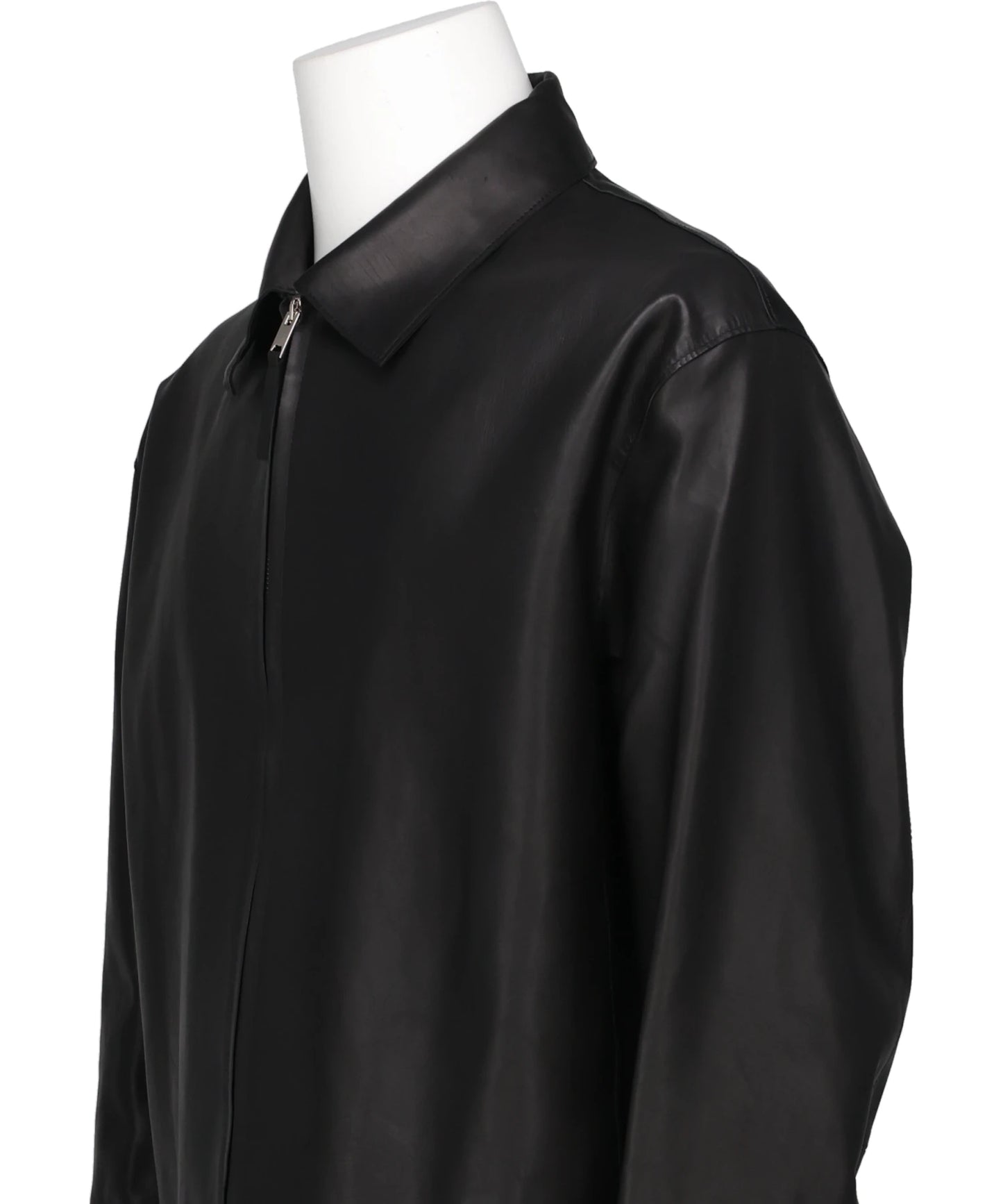 CALF NAPPA LEATHER MINIMAL BLOUSON