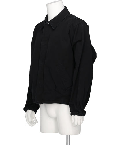 GARMENT-DYE BALLON SILHOUETTE BLOUSON
