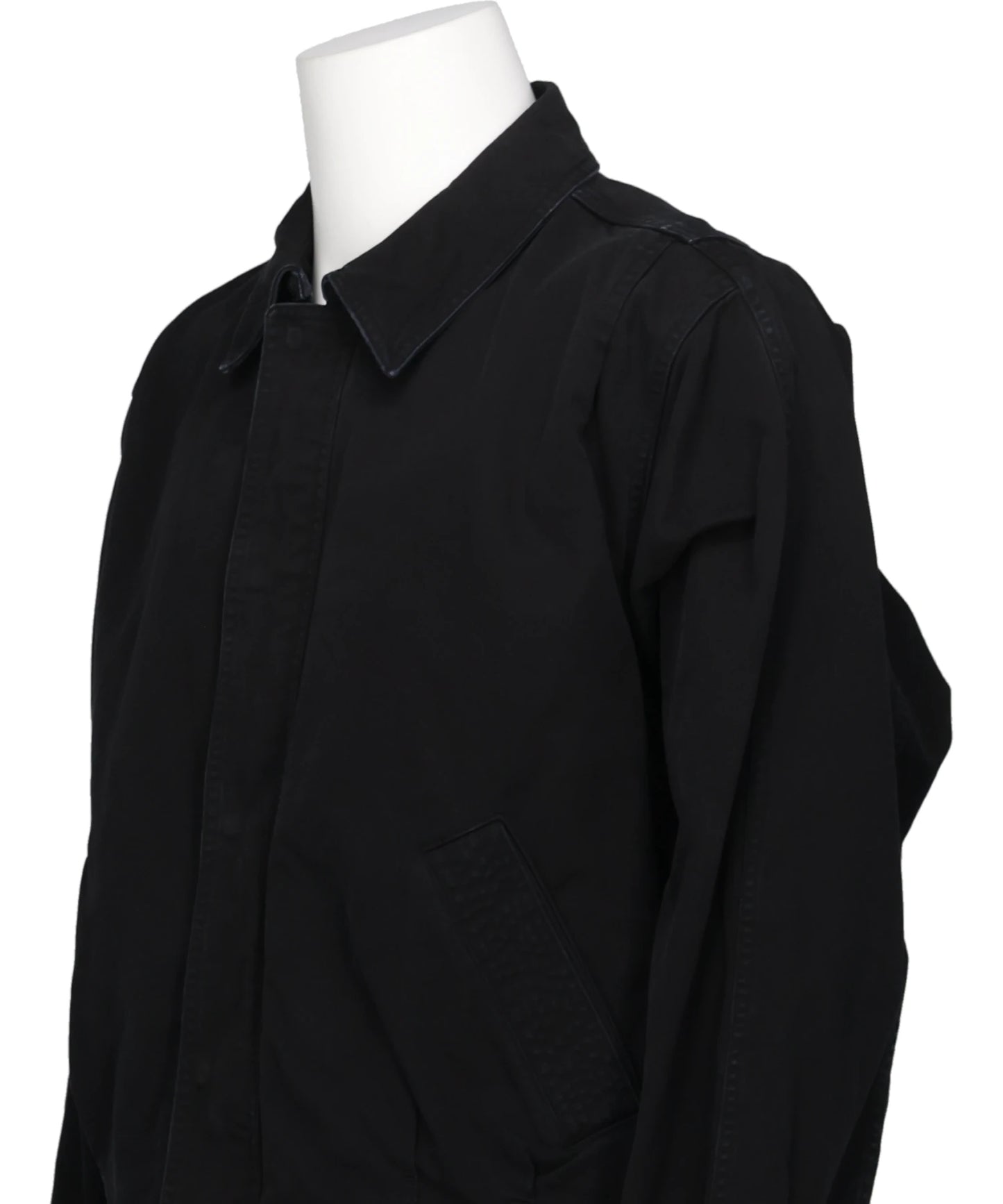 GARMENT-DYE BALLON SILHOUETTE BLOUSON