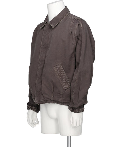 GARMENT-DYE BALLON SILHOUETTE BLOUSON