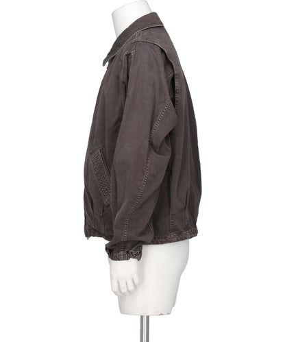 GARMENT-DYE BALLON SILHOUETTE BLOUSON