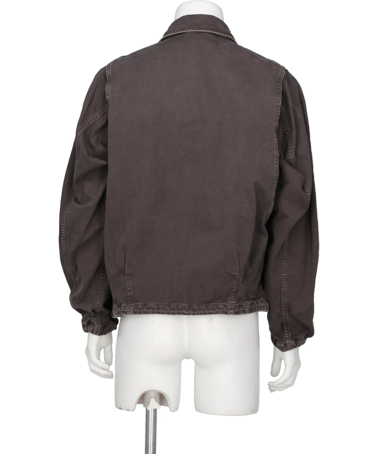 GARMENT-DYE BALLON SILHOUETTE BLOUSON