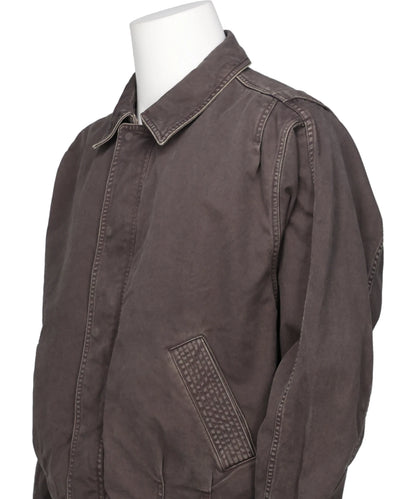 GARMENT-DYE BALLON SILHOUETTE BLOUSON