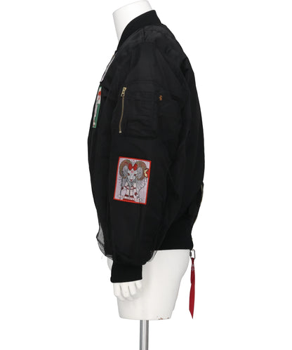 KIDILL×ALPHA INDUSTRIES BABYART MA-1 ARTWORK BY TREVOR BROWN