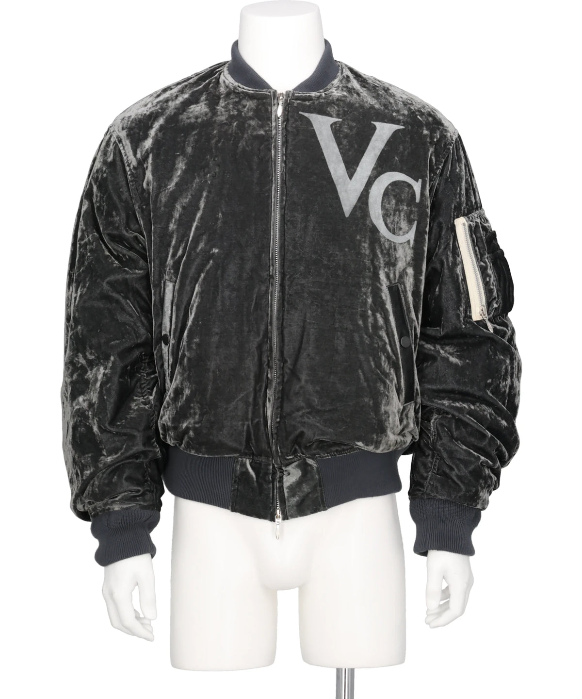 MASU(エムエーエスユー) 2026AW VC VELVET PUFFER BOMBER JACKET M26H9BL004