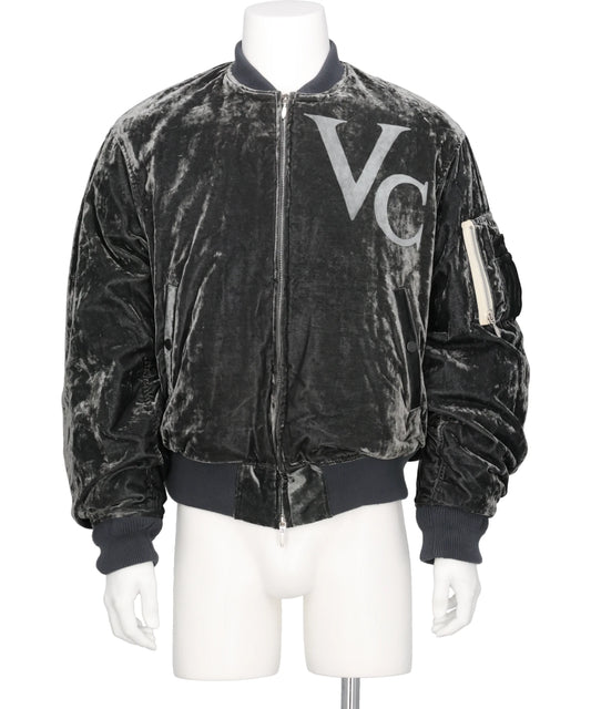 MASU(エムエーエスユー) 2026AW VC VELVET PUFFER BOMBER JACKET M26H9BL004