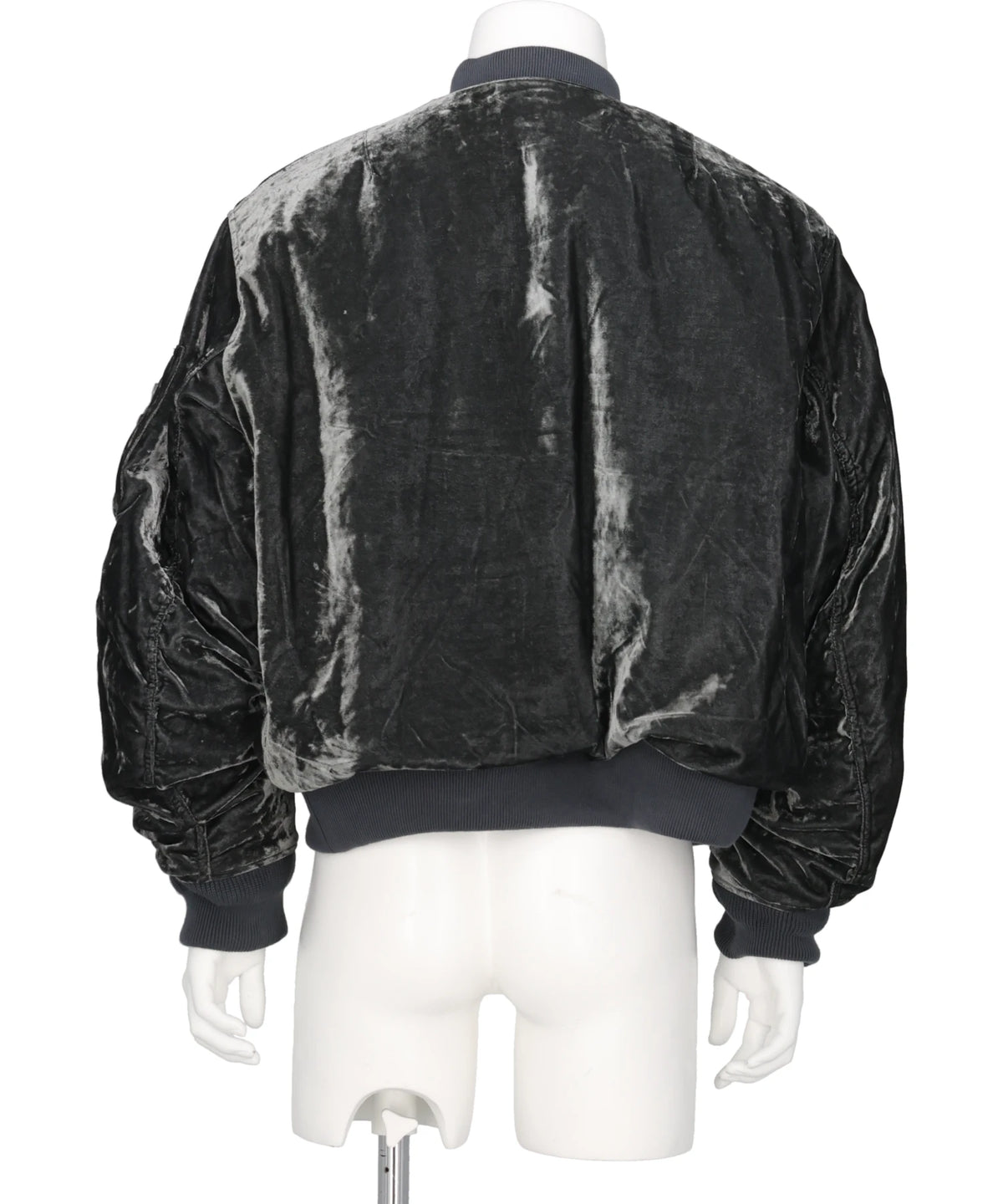 VC VELVET PUFFER BOMBER JACKET