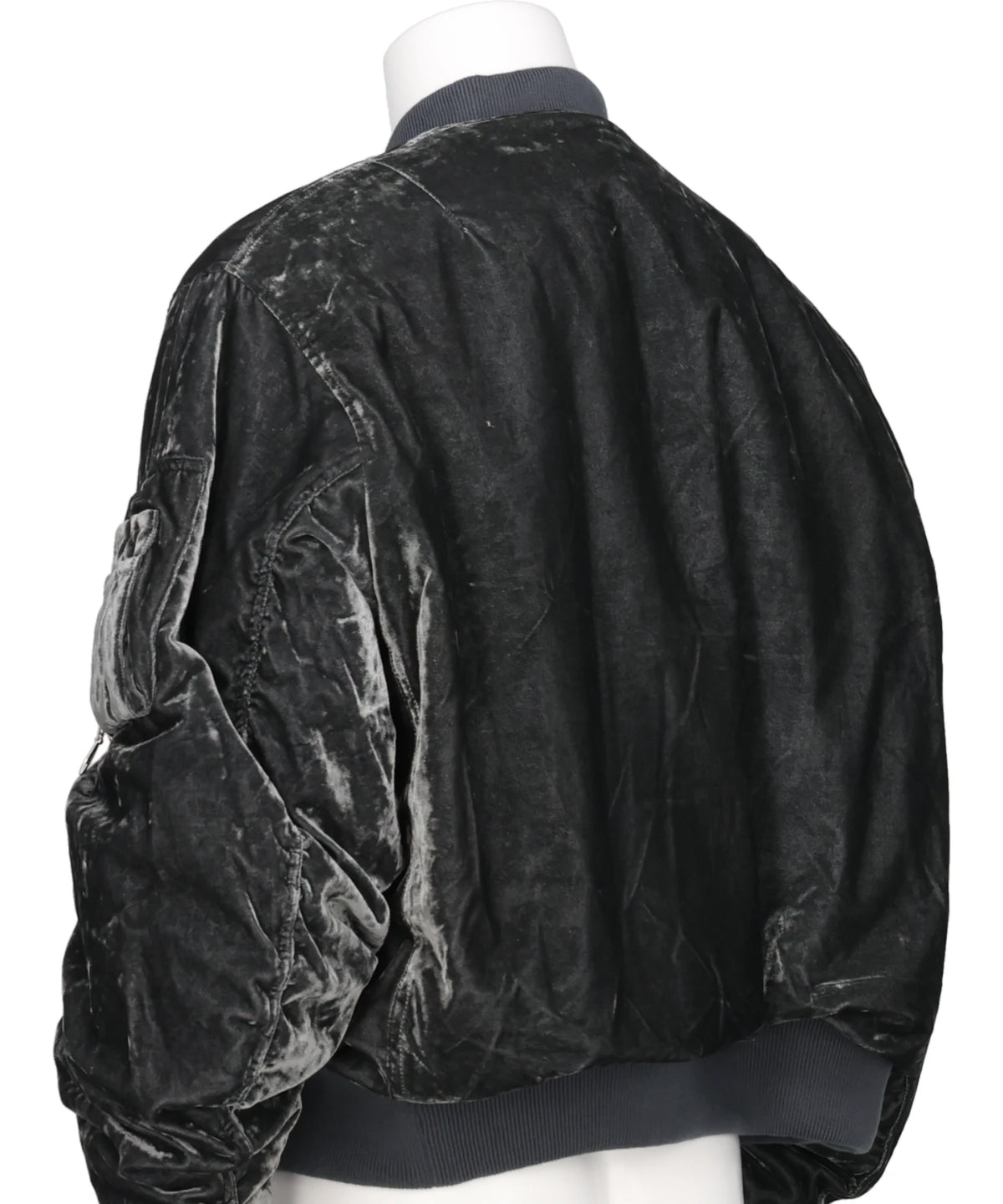 VC VELVET PUFFER BOMBER JACKET