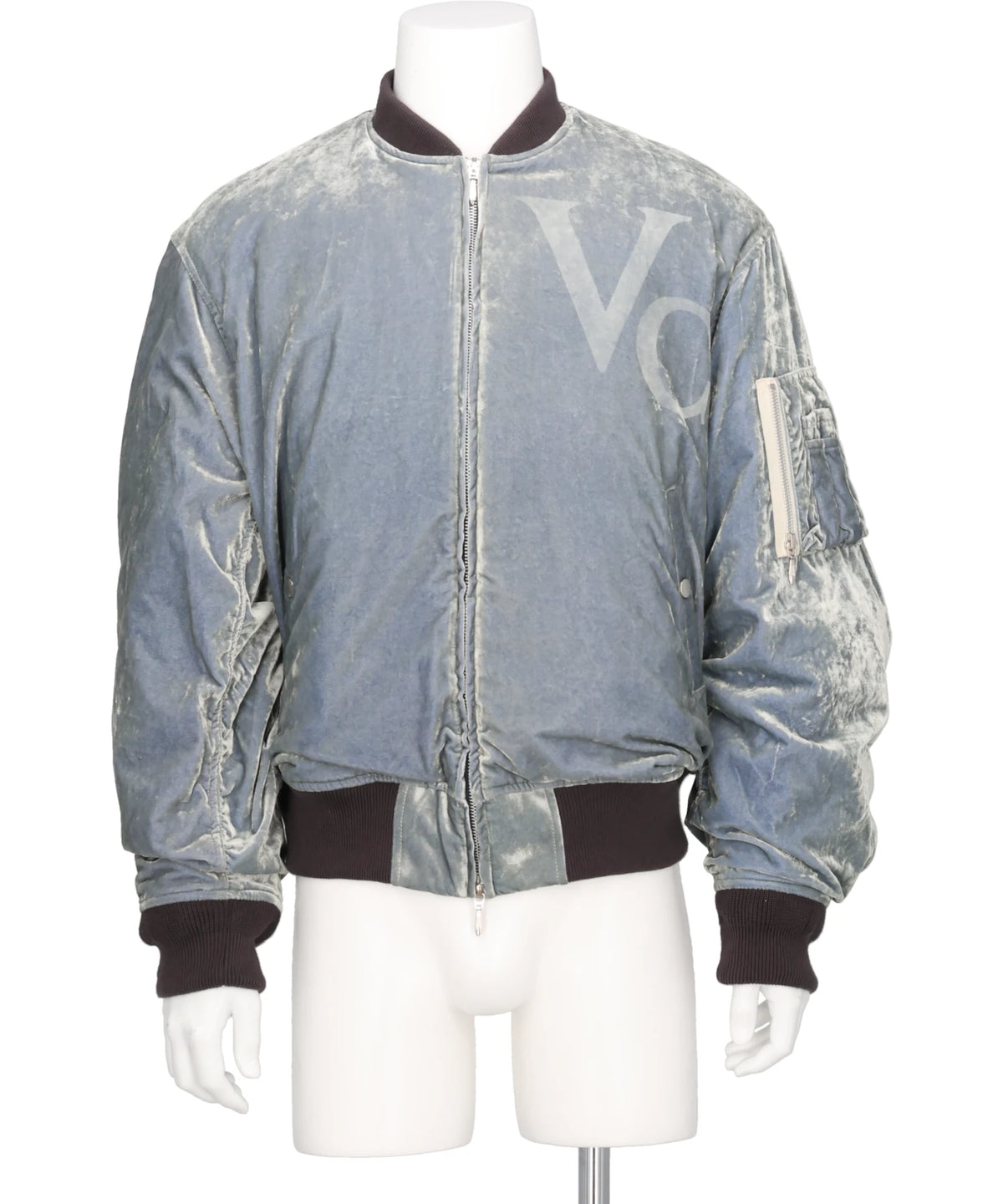 MASU(エムエーエスユー) 2026AW VC VELVET PUFFER BOMBER JACKET M26H9BL004