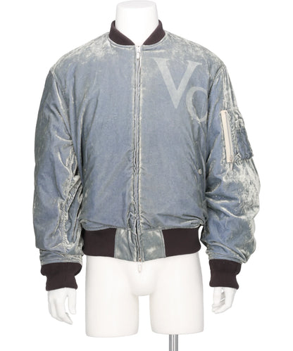 MASU(エムエーエスユー) 2026AW VC VELVET PUFFER BOMBER JACKET M26H9BL004