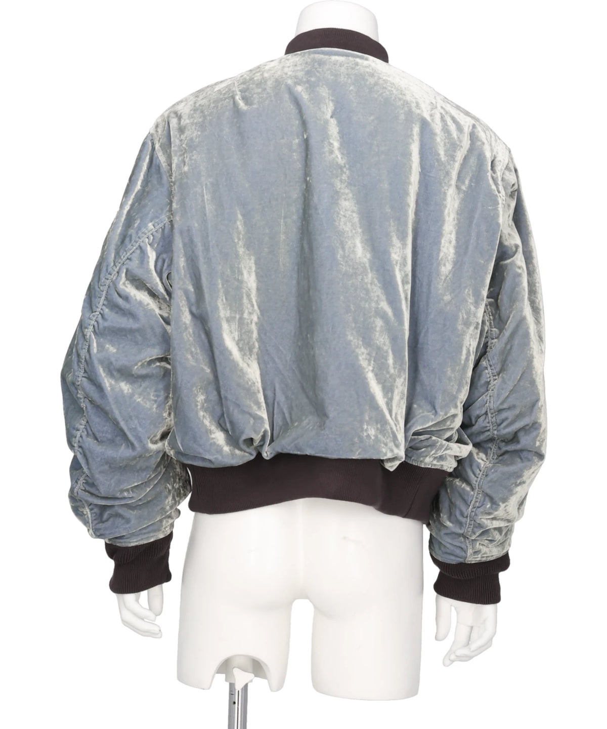 VC VELVET PUFFER BOMBER JACKET