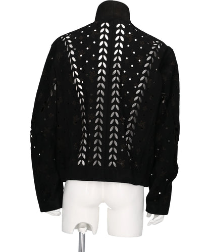 IVY HOLE LEATHER FLIGHT JACKET