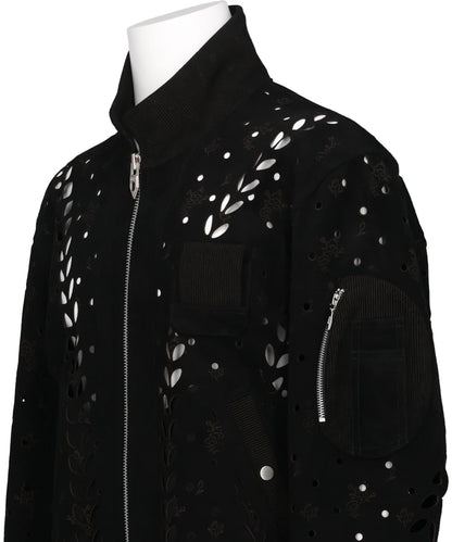 IVY HOLE LEATHER FLIGHT JACKET