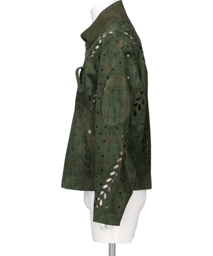 IVY HOLE LEATHER FLIGHT JACKET