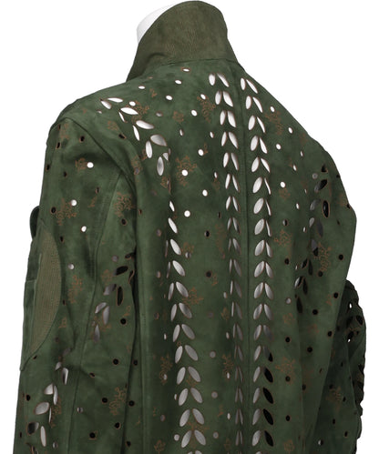 IVY HOLE LEATHER FLIGHT JACKET