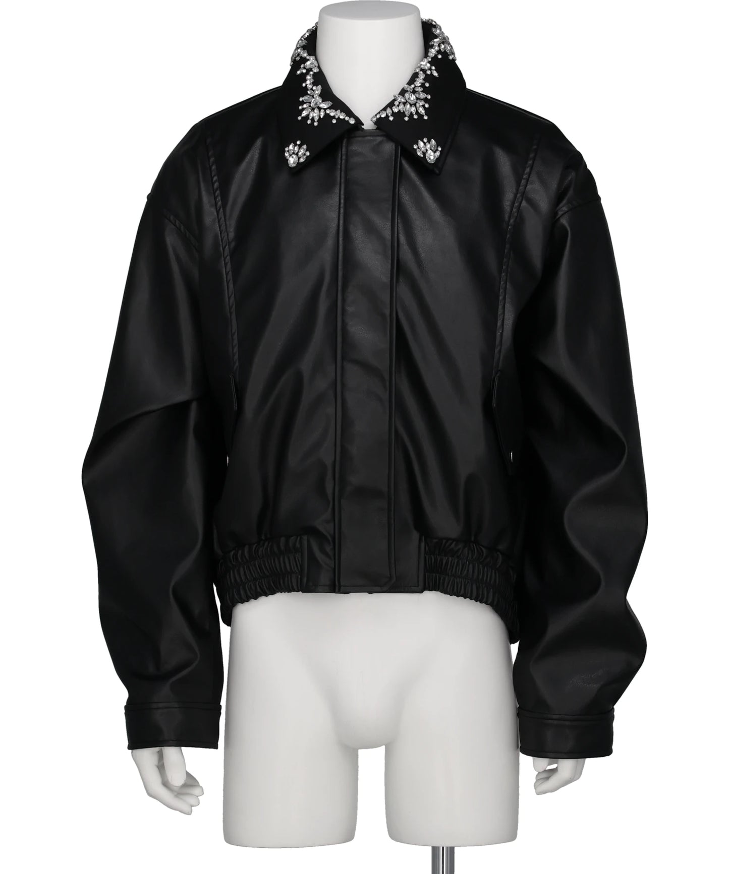 tanakadaisuke(タナカダイスケ) 2026AW CRYSTAL BIJOU COLLAR 2WAY BLOUSON TD-25AW-JK01