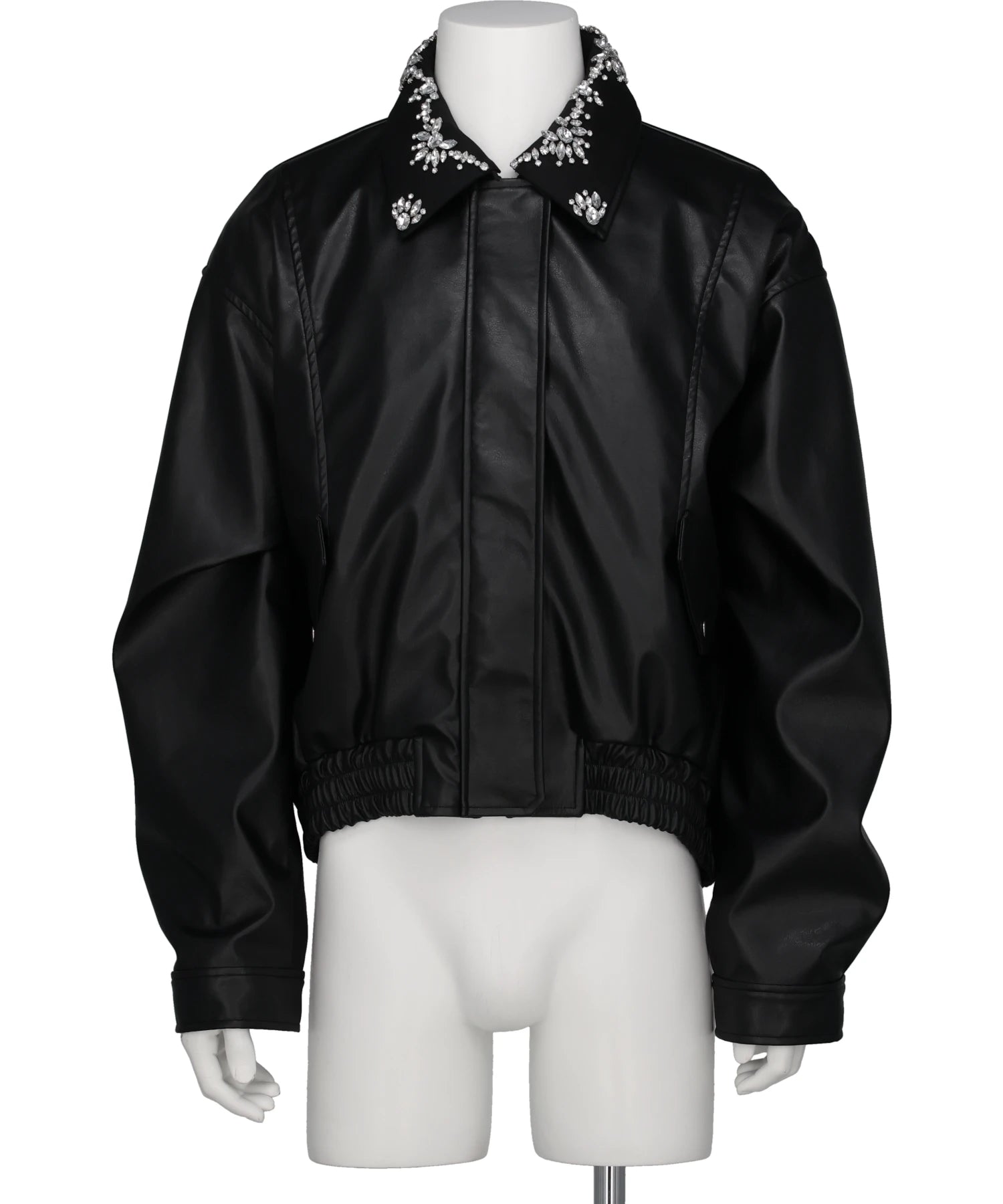 tanakadaisuke(タナカダイスケ) 2026AW CRYSTAL BIJOU COLLAR 2WAY BLOUSON TD-25AW-JK01