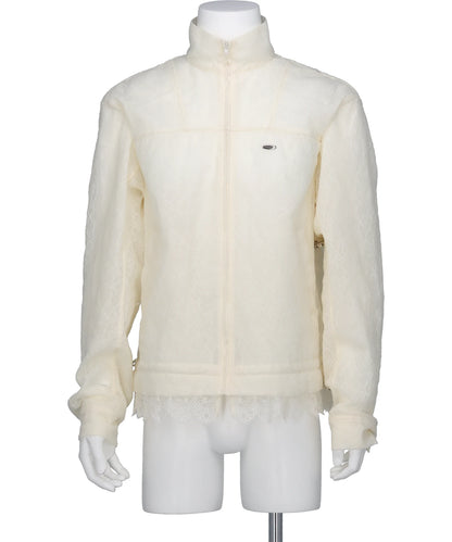 tanakadaisuke(タナカダイスケ) 2026AW FUZZY LACE DRAWSTRING BLOUSON TD-26SS-JK52