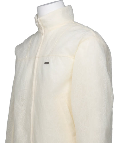 FUZZY LACE DRAWSTRING BLOUSON