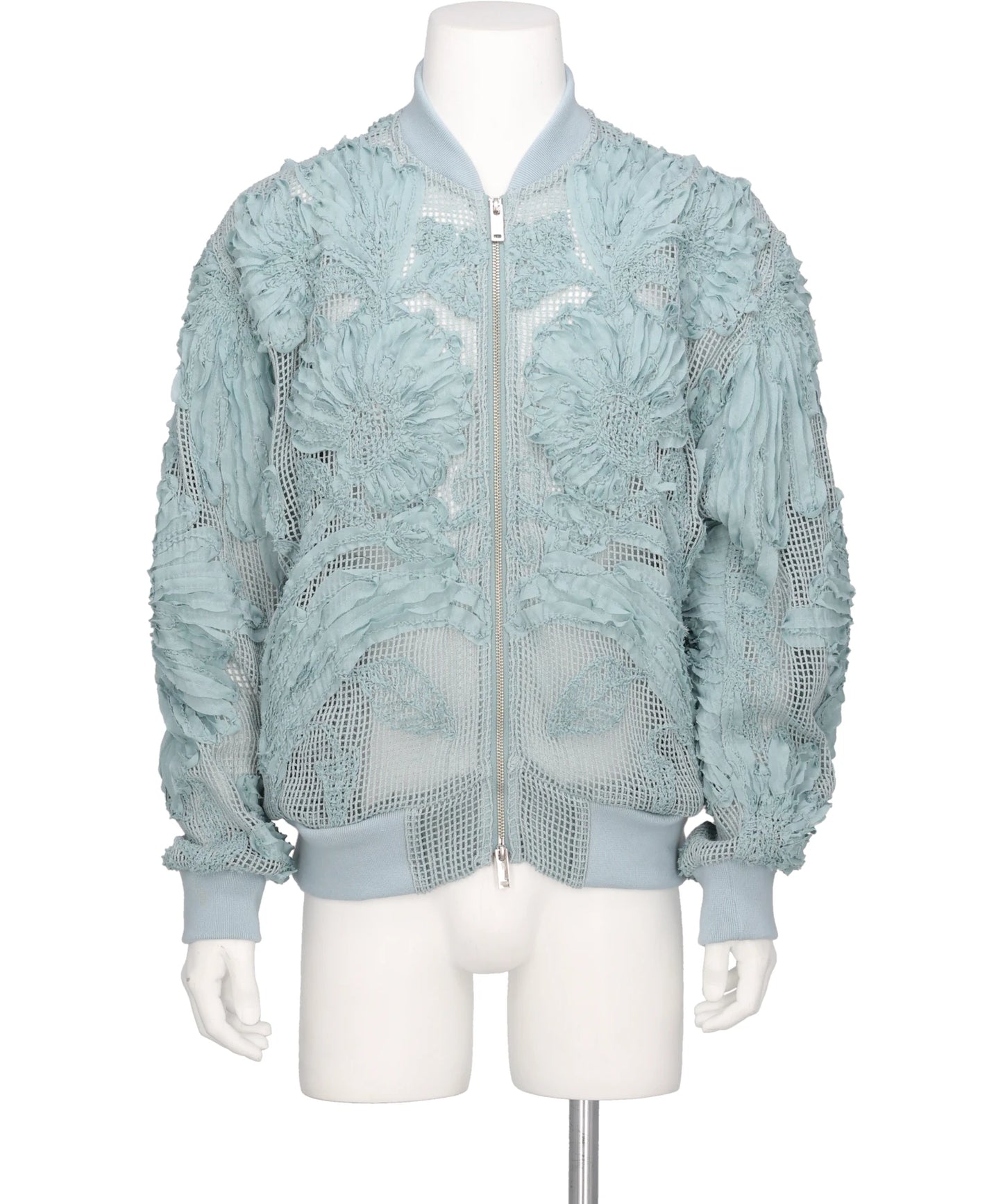 TAAKK(ターク)MESH EMBROIDERY ZIP BLOUSON