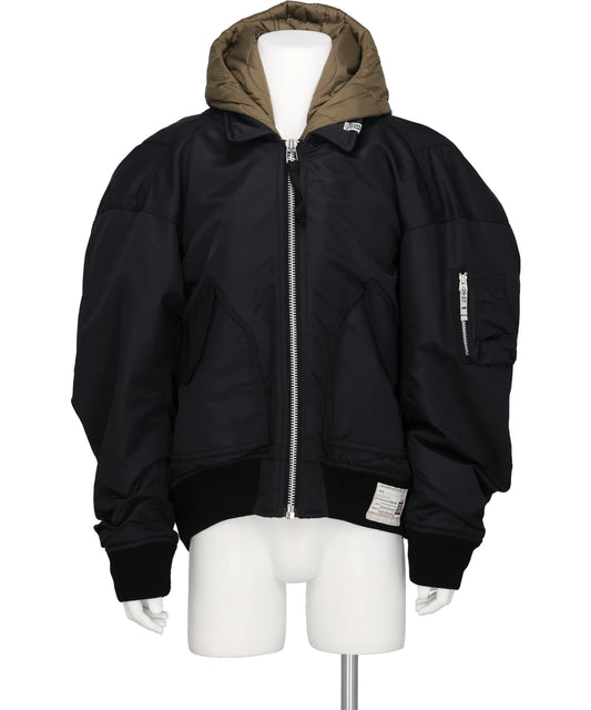 Maison MIHARA YASUHIRO(メゾンミハラヤスヒロ) 2026AW HOODED BOMBER JACKET A17BL063
