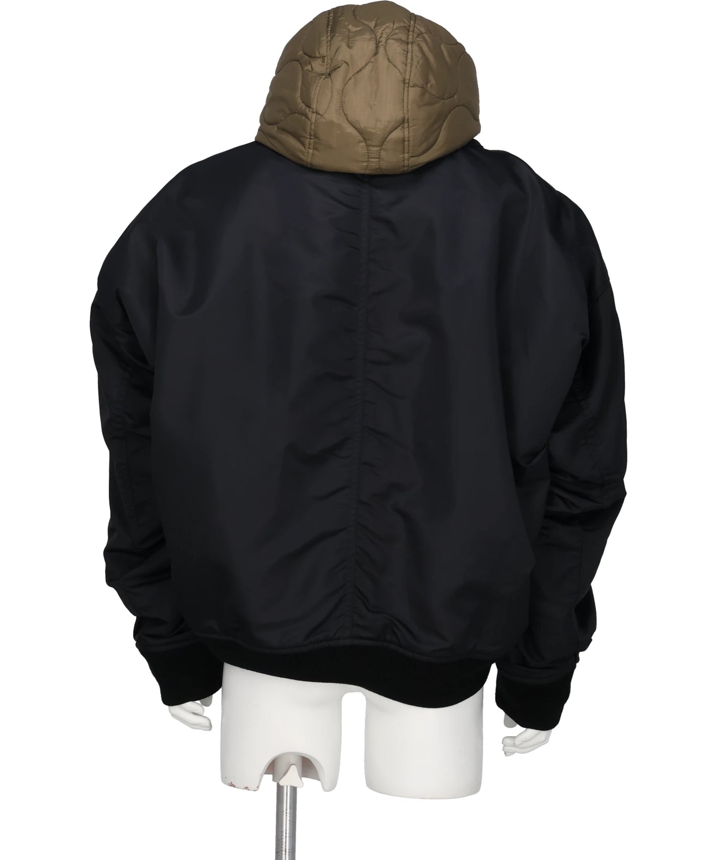 HOODED BOMBER JACKET