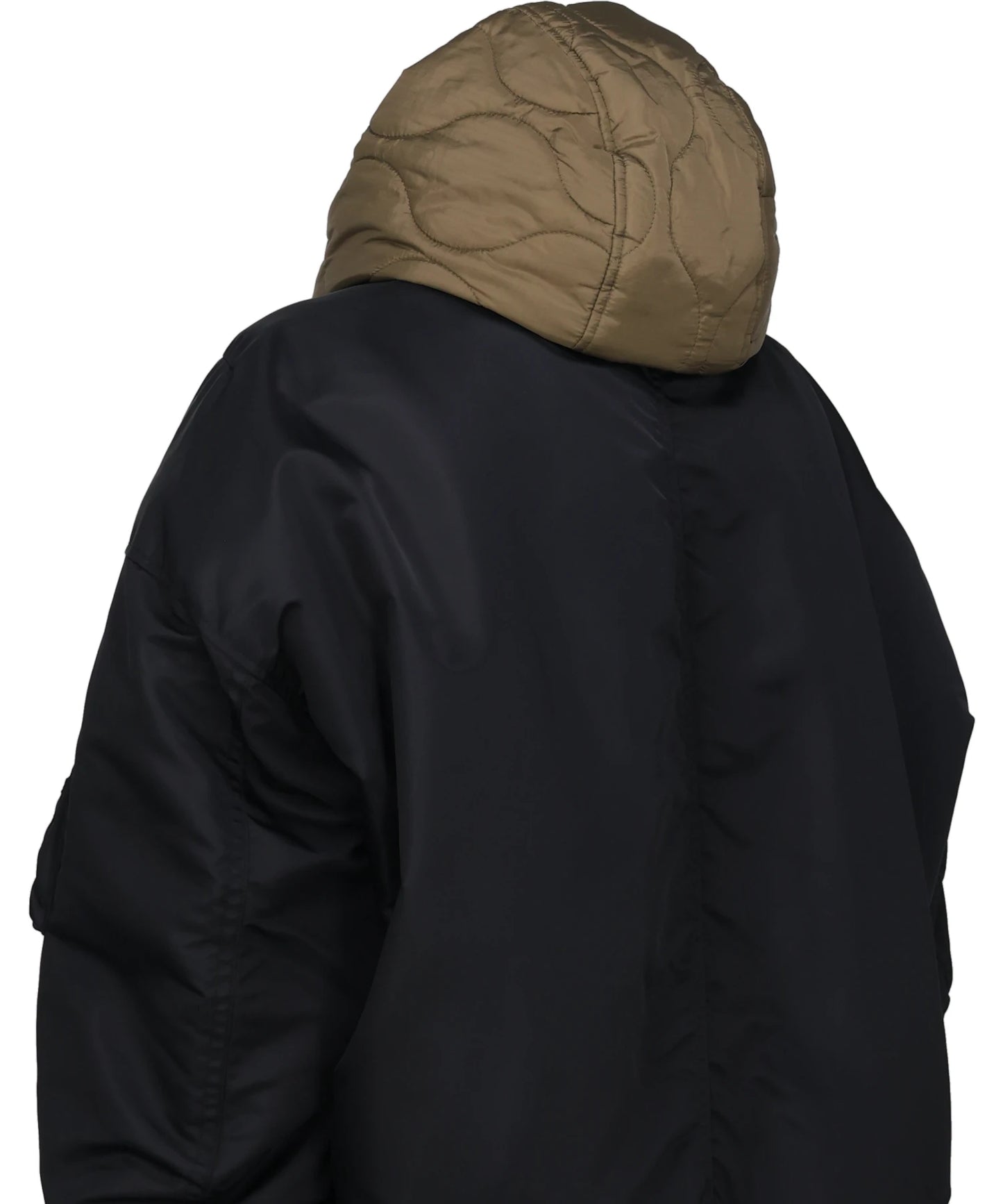 HOODED BOMBER JACKET