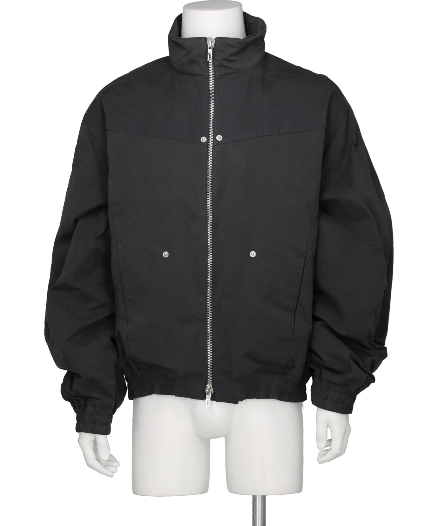 LGN LOUIS GABRIEL NOUCHI WASHED COTTON PADDED BOMBER LACKET- IRON