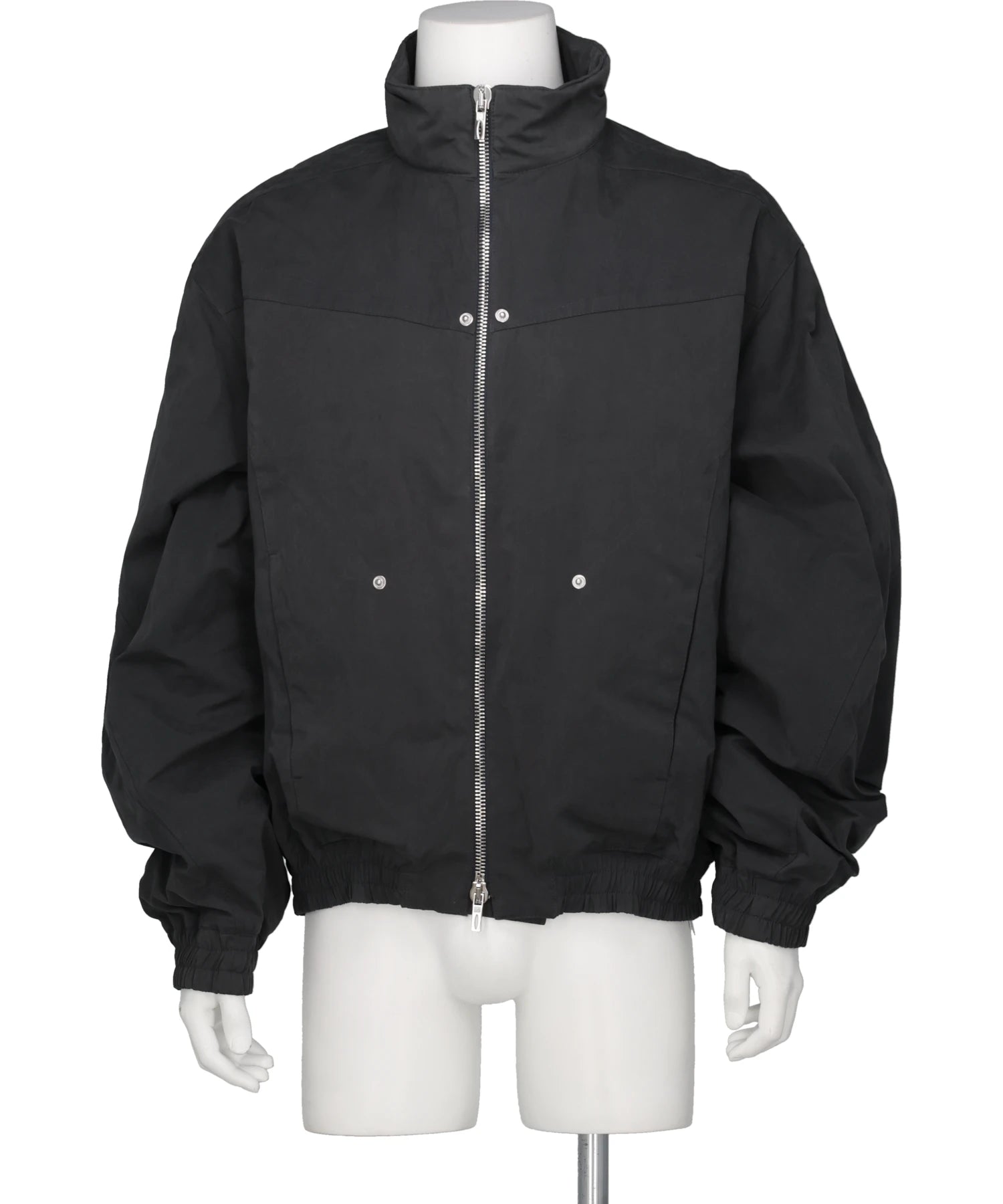 LGN LOUIS GABRIEL NOUCHI WASHED COTTON PADDED BOMBER LACKET- IRON