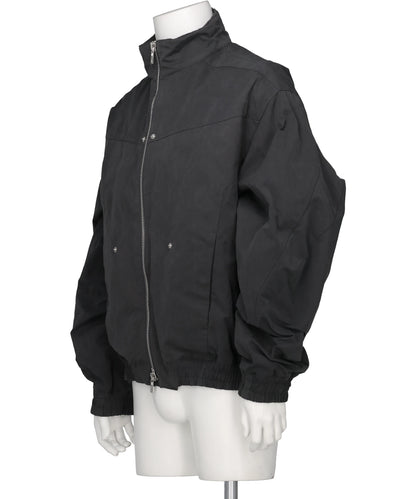 WASHED COTTON PADDED BOMBER LACKET- IRON