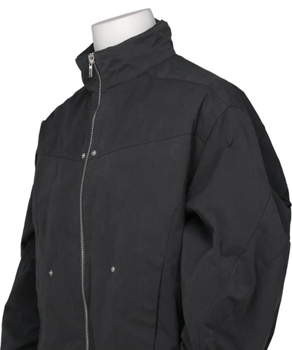 WASHED COTTON PADDED BOMBER LACKET- IRON
