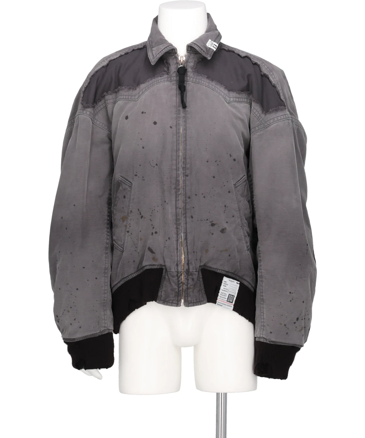 Maison MIHARA YASUHIRO(メゾンミハラヤスヒロ) DAMAGED BACK SATIN BL