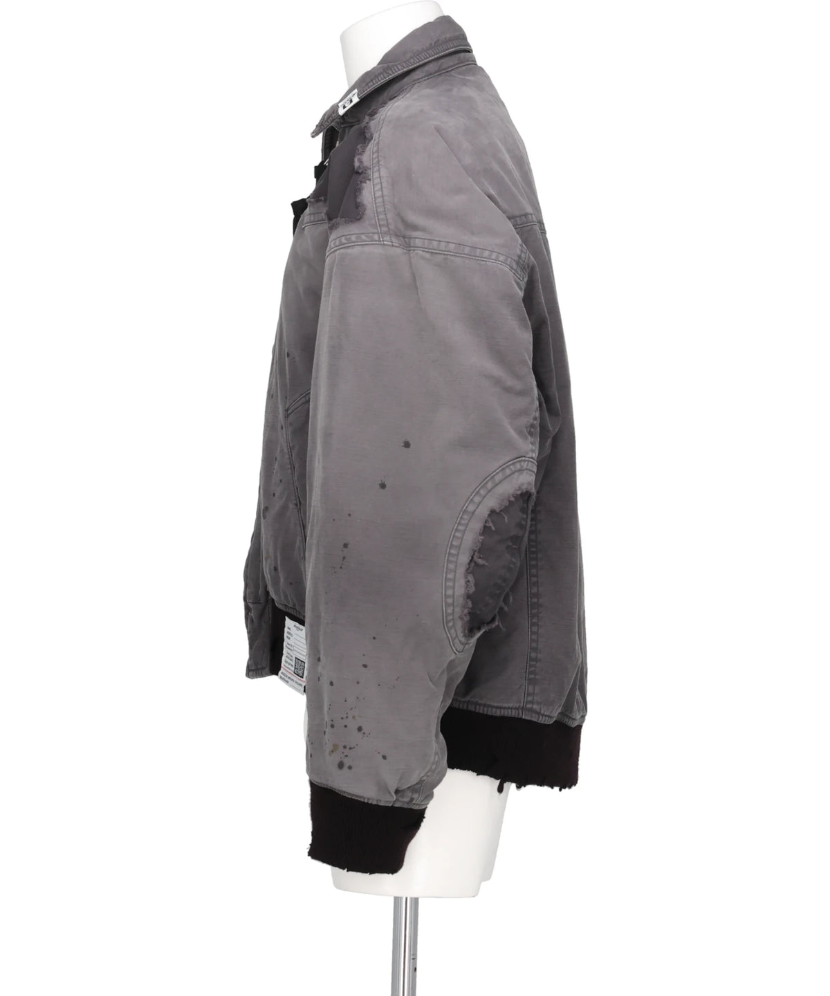 DAMAGED BACK SATIN BL