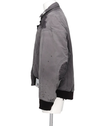 DAMAGED BACK SATIN BL